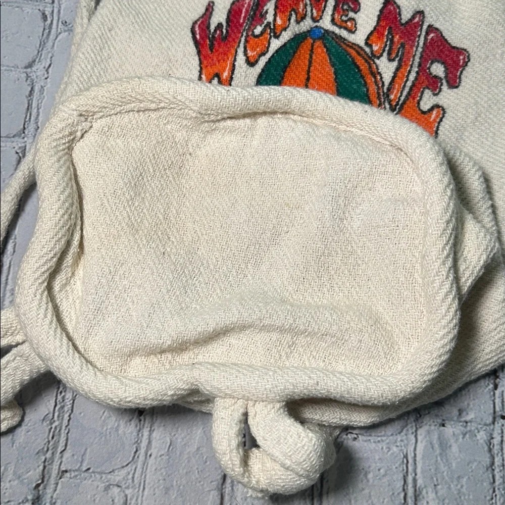Tweety Bird Beach Bag Backpack “Weave me Awone!” Puerto Vallarta Mexico Souvenir